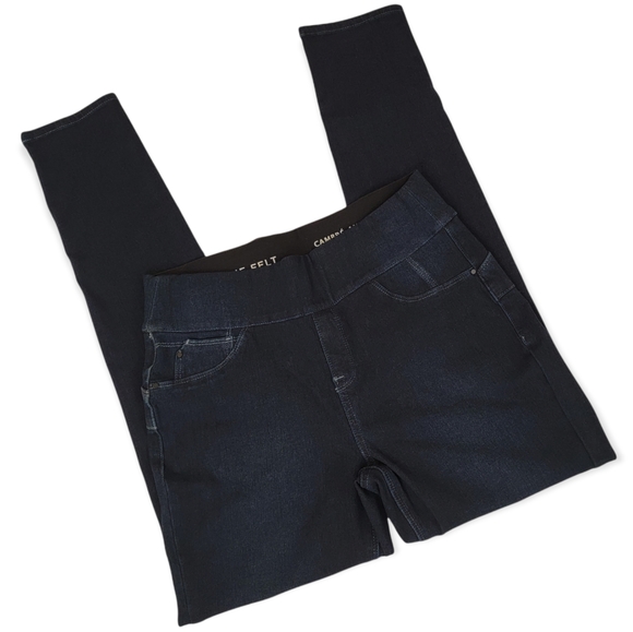 Laurie Felt Women's Cambré Denim Ankle Skinny Pull-on Jeans Small 6/8 - Picture 2 of 13